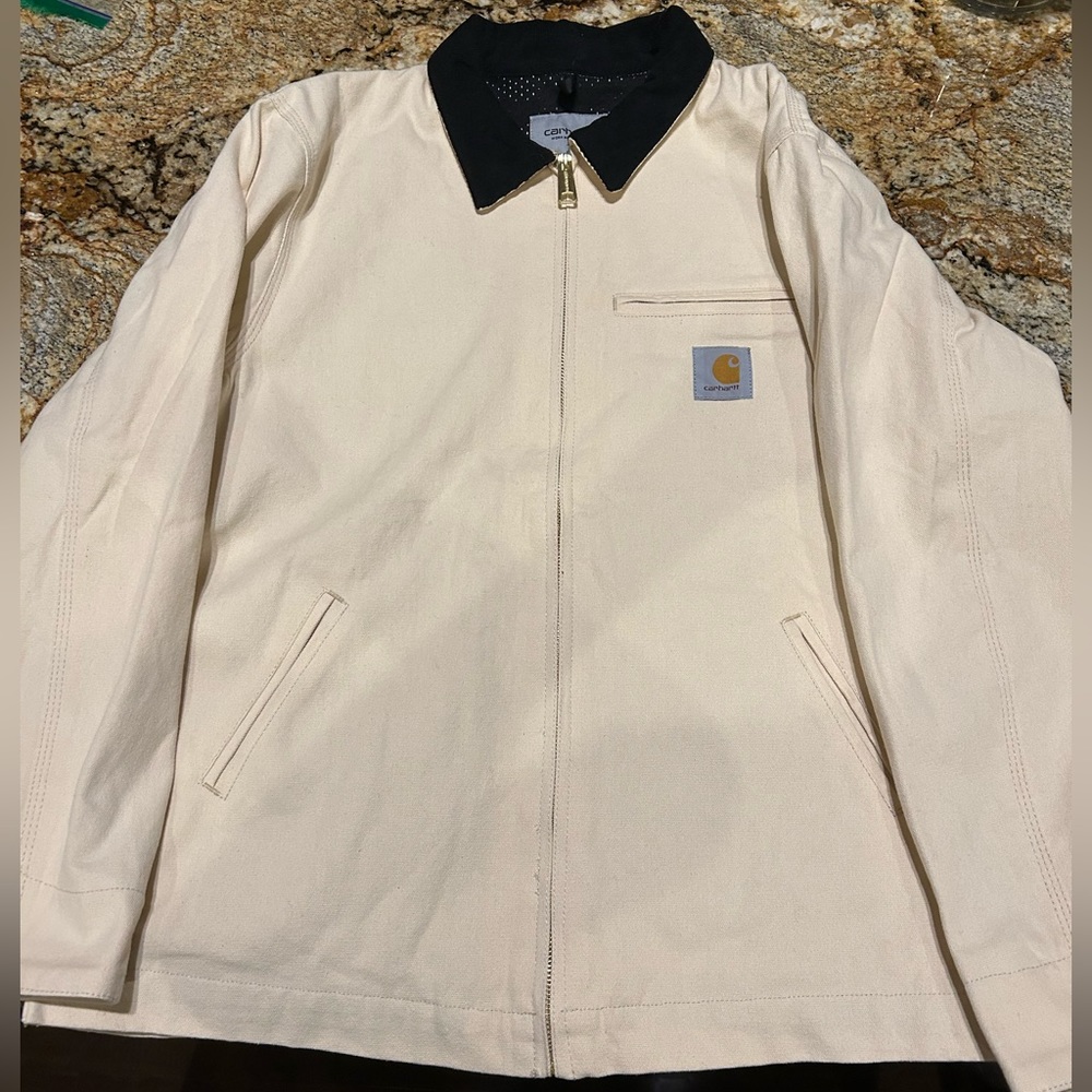 Carhartt canvas zip up jacket